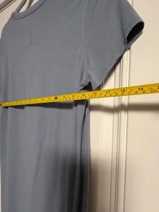 Lululemon All Yours Short Sleeve T-Shirt Dress - Blue - Size 4/6 - Picture 6 of 9